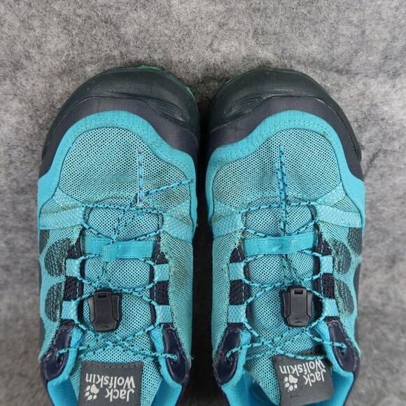 Jack Wolfskin Shoe Kids 2 Athletic Casual Trainer Blue Tree Climbing Grip Active - Picture 9 of 14